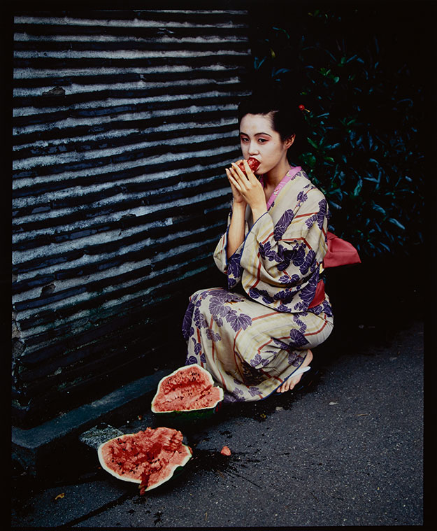 NOBUYOSHI ARAKI (* 1940) Untitled from ‘Colourscapes’, 1991 Cibachrome, printed in the early 1990s, framed c. 60 × 50 cm Signed by the photographer in black felt tip pen on the reverse